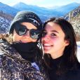 Alizée et sa fille Annily le 26 janvier 2019 en Corse.
