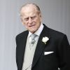 Le prince Philip, duc d'Edimbourg, lors du mariage de la princesse Eugenie d'York et Jack Brooksbank au château de Windsor le 12 octobre 2018.
