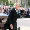 Le prince Philip, duc d'Edimbourg, arrive à la chapelle St. George pour le mariage de la princesse Eugenie d'York et Jack Brooksbank au château de Windsor, le 12 octobre 2018.