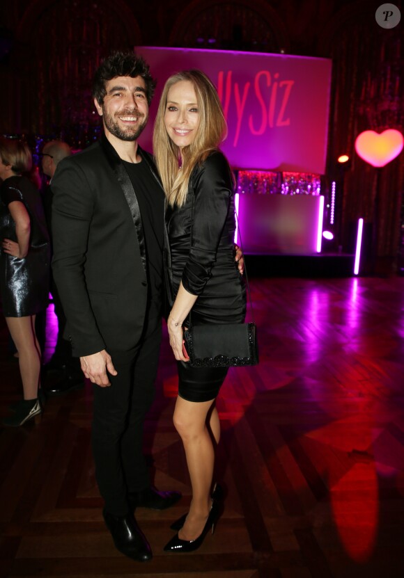 Agustin Galiana et Tonya Kinzinger lors du gala de charité le grand bal "ParAmour' à l'hôtel de ville de Paris, France, le 14 février 2019. L'ensemble des bénéfices récoltés lors de la soirée seront reversés à la lutte contre le sida. © Denis Guignebourg/Bestimage