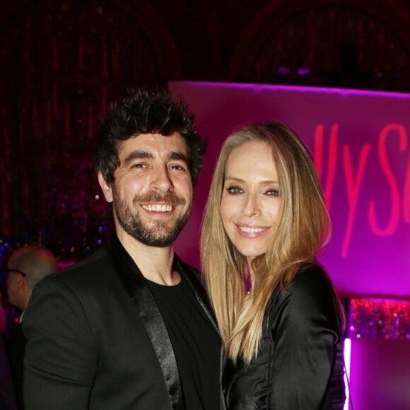 Agustin Galiana et Tonya Kinzinger lors du gala de charité le grand bal "ParAmour' à l'hôtel de ville de Paris, France, le 14 février 2019. L'ensemble des bénéfices récoltés lors de la soirée seront reversés à la lutte contre le sida. © Denis Guignebourg/Bestimage
