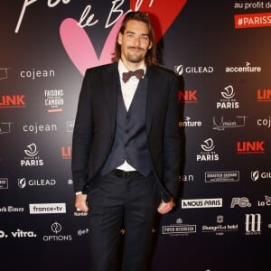 Camille Lacourt lors du gala de charité le grand bal "ParAmour' à l'hôtel de ville de Paris, France, le 14 février 2019. L'ensemble des bénéfices récoltés lors de la soirée seront reversés à la lutte contre le sida. © Denis Guignebourg/Bestimage