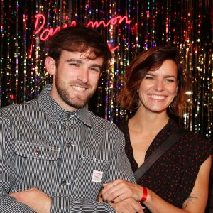 Fauve Hautot et son compagnon Jules Renault lors du gala de charité le grand bal "ParAmour' à l'hôtel de ville de Paris, France, le 14 février 2019. L'ensemble des bénéfices récoltés lors de la soirée seront reversés à la lutte contre le sida. © Denis Guignebourg/Bestimage