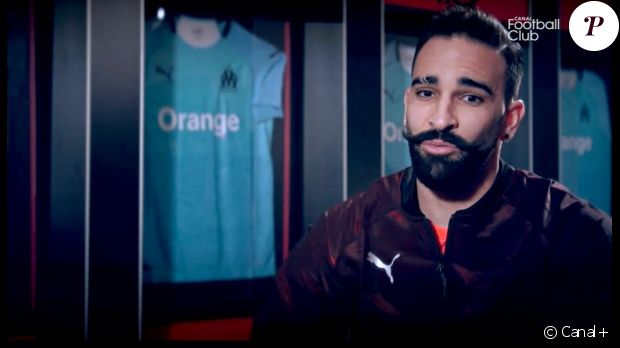Adil Rami se confie sur son burn-out dans le &quot;Canal football club&quot;, sur Canal +, le 17 février 2019.