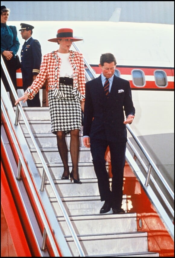 Lady Diana et le prince Charles en visite au Canada en octobre 1991.