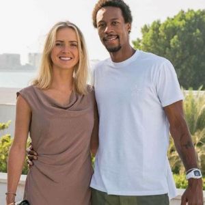 Elina Svitolina et Gaël Monfils à l'occasion de la Saint-Valentin. Photo publiée sur Instagram le 14 février 2019.