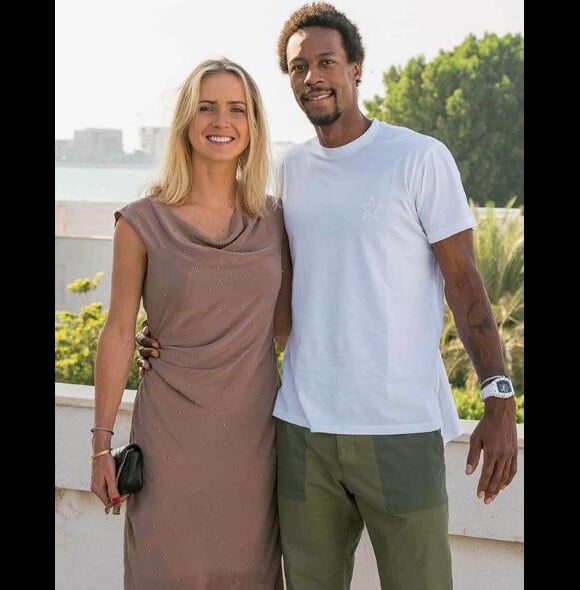 Elina Svitolina et Gaël Monfils à l'occasion de la Saint-Valentin. Photo publiée sur Instagram le 14 février 2019.