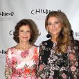 La reine Silvia et la princesse Madeleine de Suède lors de la soirée de gala de la World Childhood Foundation USA à New York le 3 octobre 2018.