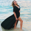 Camille Gottlieb lors de ses vacances à Belle Mare l'île Maurice fin octobre - début novembre 2018, photo issue de son compte Instagram.