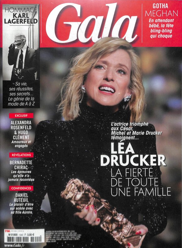 Magazine "Gala" en kiosques le 28 février 2019.