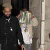 Exclusif - A$AP Rocky et Odell Beckham Jr. à la sortie de la soirée "La Nuit by Sofitel" au Pavillon Cambon à Paris, le 28 février 2019.