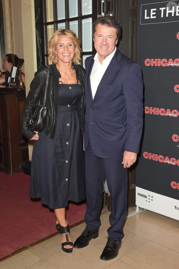 Laura Tenoudji et son mari Christian Estrosi - Générale de la comédie musicale "Chicago" au Théâtre Mogador à Paris le 26 septembre 2018. © Coadic Guirec/Bestimage
