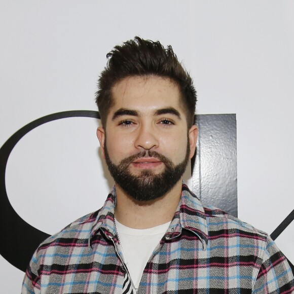 Exclusif - Kendji Girac lors de la présentation de la collection MSKH (Pull en Pur Cachemire, tissés en Italie) pendant la Fashion Week prêt-à-porter automne-hiver 2019/2020 au show Room Xavier Lavergne à Paris, France, le 25 février 2019. © Marc Ausset-Lacroix/Bestimage  (No Web No Blog pour la Belgique et la Suisse) Exclusive - For Germany Call For Price - Celebs at the collection MSKH presentation during the Fashion Week ready-to-wear autumn-winter 2019/2020 at Xavier Lavergne's showroom in Paris, France, on February 25, 2019.25/02/2019 - Paris