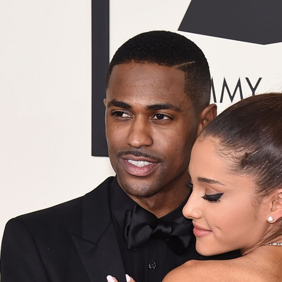 Big Sean et sa petite-amie Ariana Grande - 57ème soirée annuelle des Grammy Awards au Staples Center à Los Angeles, le 8 février 2015.