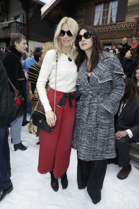 Claudia Schiffer et Monica Bellucci - People au défilé de mode Prêt-à-Porter automne-hiver 2019/2020 "Chanel" à Paris. Le 5 mars 2019 © Olivier Borde / Bestimage