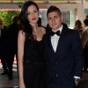 Exclusif - Marco Verratti et Laura Zazzara - Dîner de gala au profit de la Fondation PSG au Parc des Princes à Paris le 16 mai 2017. © Rachid Bellak/Bestimage