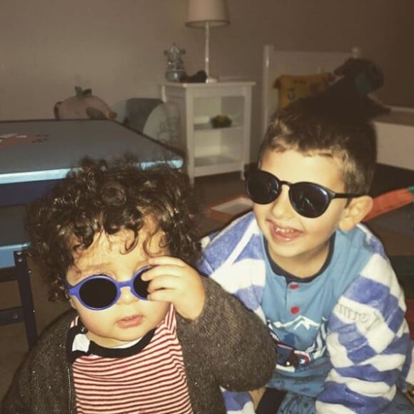 Tommaso et Andrea, les deux fils de Marco Verratti et Laura Zazzara. Instagram, le 9 décembre 2018. 