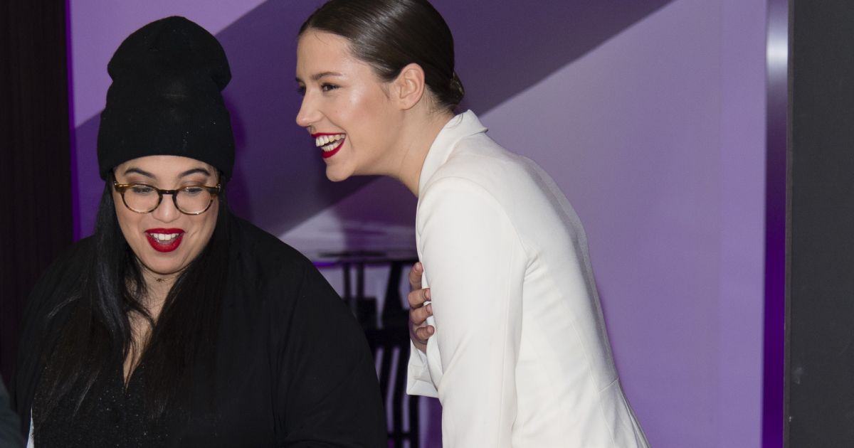 Melha Bedia et Adèle Exarchopoulos - Soirée au profit de l'association Sur les Bancs de l'Ecole ...