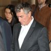 L'ancien mnistre du Budget Jérôme Cahuzac, condamné en 2016 à trois ans de prison pour fraude fiscale arrive à la cour d'appel de Paris le 15 mai 2018.