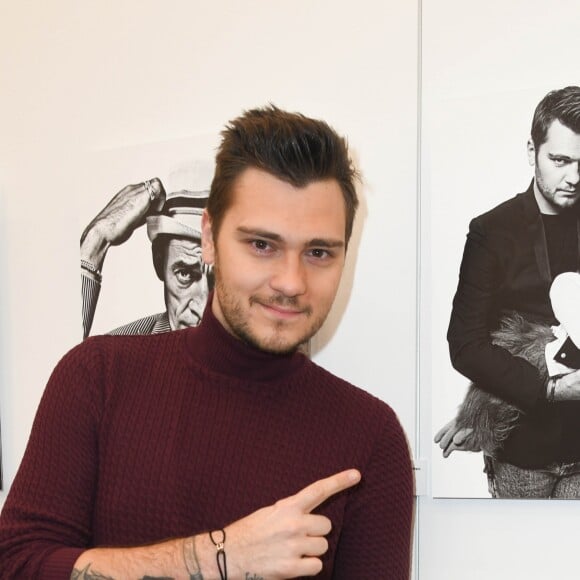 Jeff Panacloc - Vernissage de l'exposition "Quand le masque tombe" de Stéphane de Bourgies sur le toit de la Grande Arche de la Défense, le 12 mars 2019.© Coadic Guirec/Bestimage