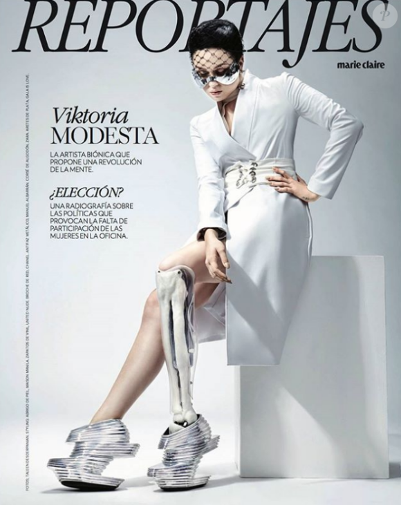 Viktoria Modesta pour le Marie-Claire mexique - août 2017.