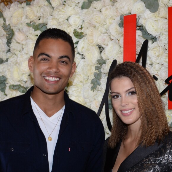 Terence Telle et Iris Mittenaere à la soirée de lancement la nouvelle collection Iris Mittenaere for Morgan (Morgandetoi), Sortie officielle le 03.04.2019, à La Maison des Centraliens à Paris, France, le 14 mars 2019. © Rachid Bellak/Bestimage