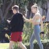 Justin Bieber et sa femme Hailey Bieber (née Baldwin) profitent du soleil à Laguna Beach. Los Angeles, le 16 mars 2019.
