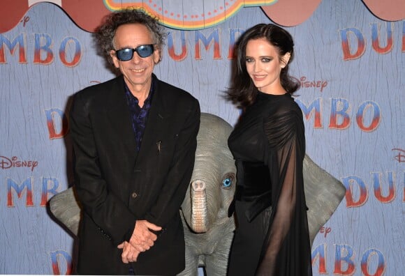 Tim Burton et Eva Green - Première du film "Dumbo" au Grand Rex à Paris le 18 mars 2019. © CVS/Bestimage