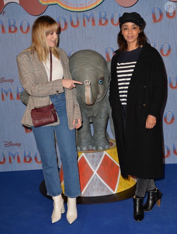Joy Esther et Aurélie Konaté - Première du film "Dumbo" au Grand Rex à Paris le 18 mars 2019. © CVS/Bestimage