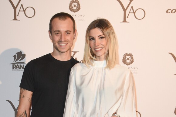 Hugo Clément et sa compagne Alexandra Rosenfeld (Miss France 2006) à l'avant-première du film "Yao" au cinéma Le Grand Rex à Paris le 15 janvier 2019. © Coadic Guirec/Bestimage