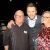 Exclusif - Jeanfi Janssens (Jean-Philippe Janssens) et ses parents lors du spectacle "JeanFi décolle" dans la salle mythique du music-hall Bobino à Paris, France, le 15 mars 2019. © Philippe Baldini/Bestimage