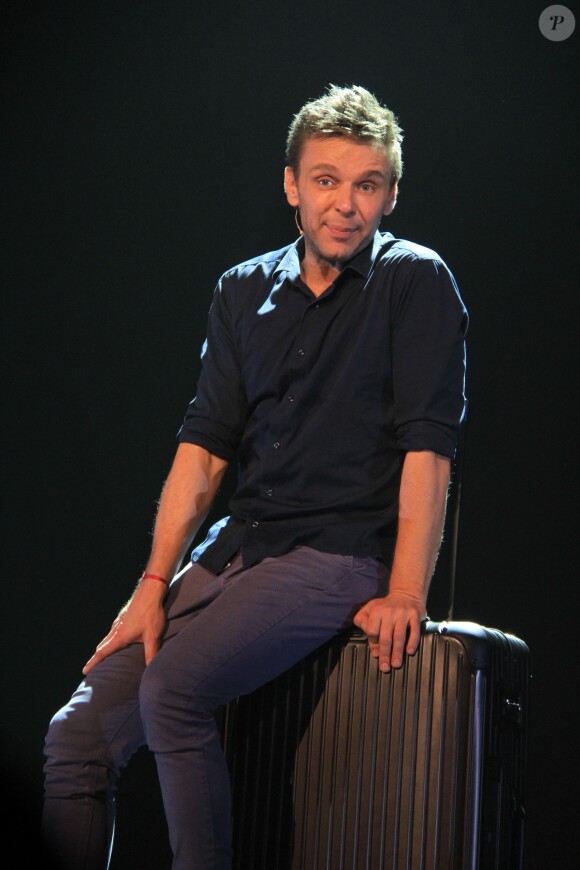 Exclusif - Jeanfi Janssens (Jean-Philippe Janssens) lors du spectacle "JeanFi décolle" dans la salle mythique du music-hall Bobino à Paris, France, le 15 mars 2019. © Philippe Baldini/Bestimage