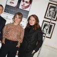 Eric Naulleau, Alice Isaaz et Sophie Brafman - Conférence de presse du Prix Romy Schneider et Patrick Dewaere au Cinéma Le Mac Mahon à Paris, le 21 mars 2019.