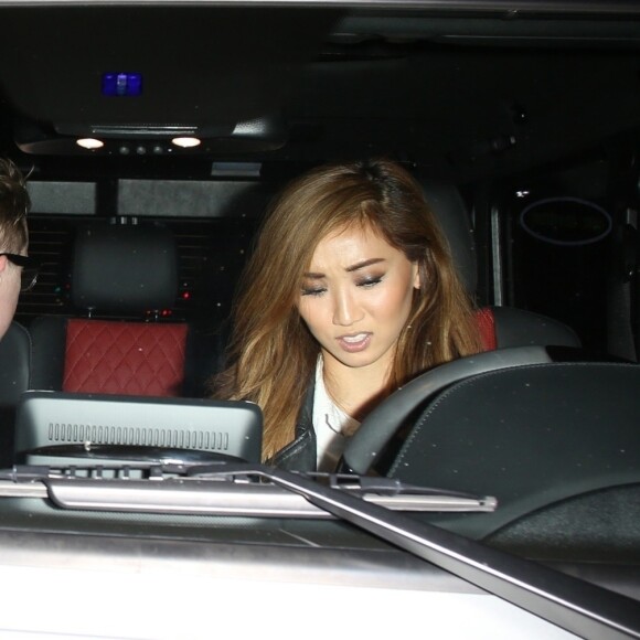 Macaulay Culkin et sa compagne Brenda Song à Los Angeles, le 19 mars 2019.