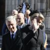 Le roi Philippe de Belgique et la reine Mathilde de Belgique aux obsèques du cardinal Godfried Danneels, décédé le 14 mars à l'âge de 85 ans, célébrées à la cathédrale Saint-Rombaut de Malines le 22 mars 2019.