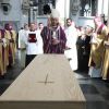 L'archevêque Jozef De Kesel lors des obsèques du cardinal Godfried Danneels, décédé le 14 mars à l'âge de 85 ans, célébrées à la cathédrale Saint-Rombaut de Malines le 22 mars 2019.