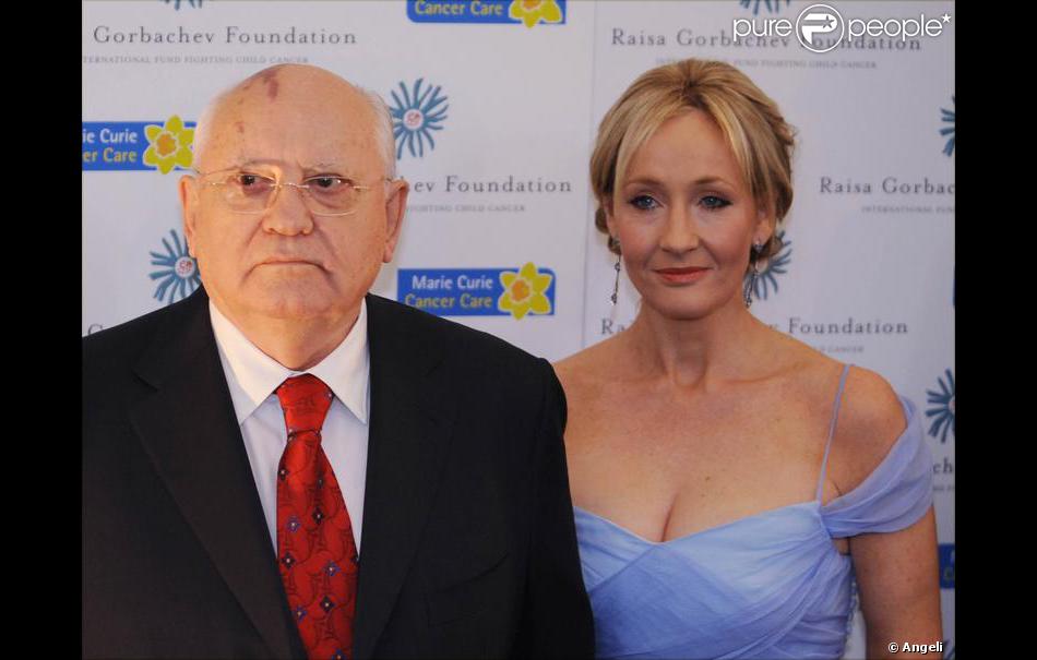 mikhail gorbachev et j k rowling au gala gorbachev au hampton le 6 jun 2009 purepeople