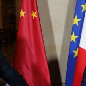 Le président de la République française Emmanuel Macron reçoit son homologue le président de la république populaire de Chine Xi Jinping dans la villa Kérylos avant un dîner privé à Beaulieu-sur-Mer, France, le 24 mars 2019. © Jean-Paul Pelissier/Pool/Bestimage  French President Emmanuel Macron receives Chinese President Xi Jinping for a dinner at the Villa Kerylos in Beaulieu-sur-Mer, near Nice, France March 24, 2019.24/03/2019 - Beaulieu-sur-Mer