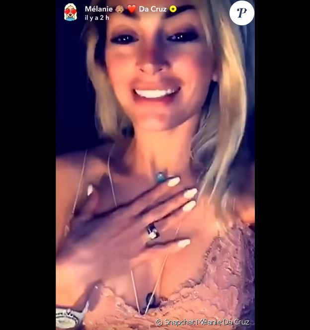 Mélanie Da Cruz et Anthony Martial fiancés - Snapchat, dimanche 24 mars 2019