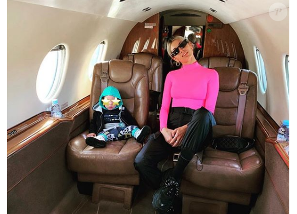 Mélanie Da Cruz et son fils Swan - Instagram, 27 février 2019
