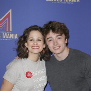 Lucie Lucas et Thomas Chomel de la série "Clem" à la 10e édition du Festival Series Mania à Lille, le 24 mars 2019. © Christophe Aubert