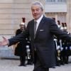 Alain Delon - Arrivées au dîner d'état en l’honneur du président de la république de Chine X.Jinping au Palais de L’Elysée, Paris, le 25 mars 2019. ©Stéphane Lemouton / BestImage