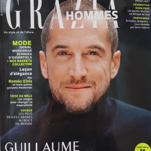 Guillaume Canet en couverture de Grazia Hommes - printemps-été 2019