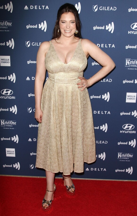 Rachel Bloom au photocall de la soirée des 30ème "GLAAD Media Awards" au Beverly Hilton Hotel à Beverly Hills, Los Angeles, le 28 mars 2019.
