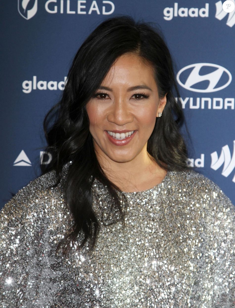 Michelle Kwan au photocall de la soirée des 30ème GLAAD Media Awards au