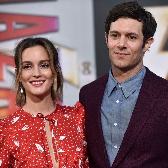 Leighton Meester, Adam Brody à la première de "Shazam!" au cinéma TCL Chinese Theatre à Los Angeles, le 28 mars 2019.
