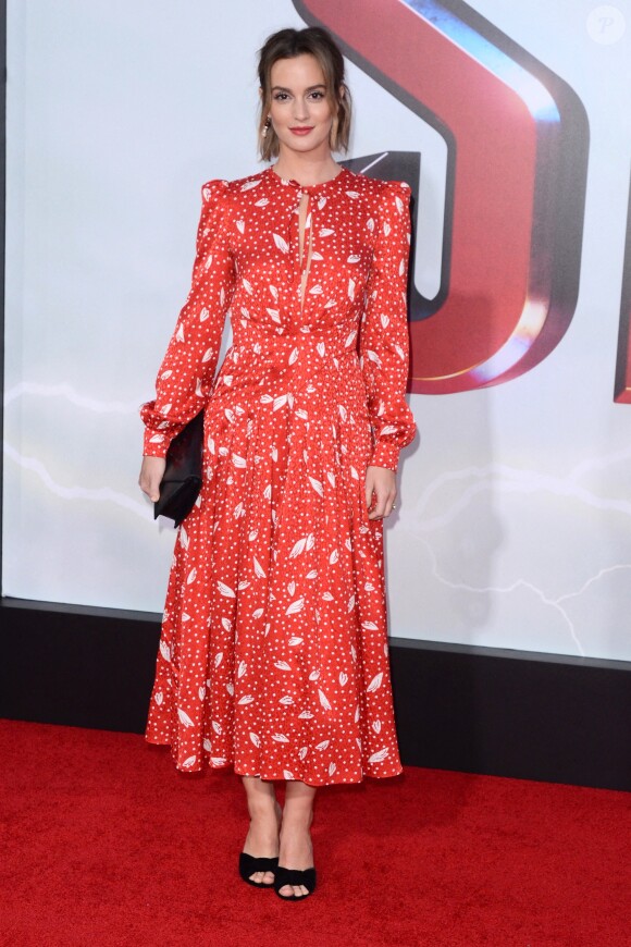Leighton Meester à la première de "Shazam!" au cinéma TCL Chinese Theatre à Los Angeles, le 28 mars 2019.