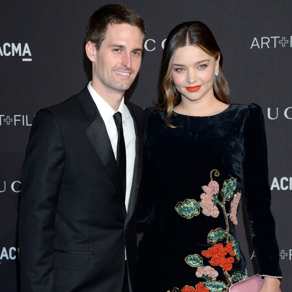 Miranda Kerr et son mari Evan Spiegel à la soirée LACMA Art + à Los Angeles, le 3 novembre 2018.
