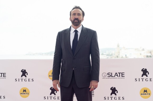 Nicolas Cage lors du photocall du film "Mandy" lors du 51ème festival du film de Sitges en Espagne le 5 octobre 2018.
