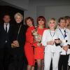 Jérôme Anthony, Danièle Gilbert, Sylvie Malys, Sophie Darel et Corinne Veyssière lors de la soirée des 30 ans de l'Association des Gouvernantes Générales de l'Hôtellerie dans les salons de l'hôtel des Arts et Métiers à Paris, le 29 mars 2019. © Philippe Baldini/Bestimage